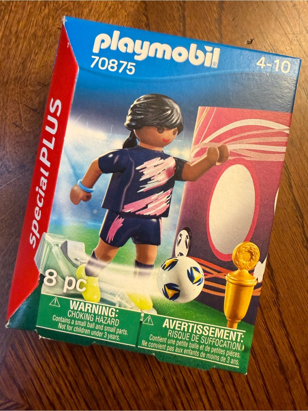 Playmobil in box, 2022 soccer